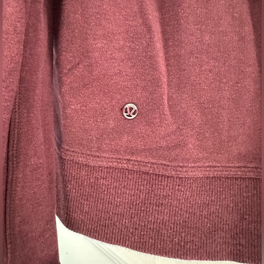 Lululemon Maroon Hoodie Sweatshirt